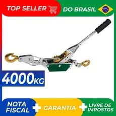 Guincho Manual Catraca Tifor Talha 4 Toneladas Aço TGM40