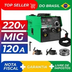 Máquina Solda Inversora MIG Sem Gás Timig150 220v Trato