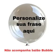 Adesivo Vinil para Balão Bubble - Adesivo Personalizado - Adesivo Vinil Balão - Adesivo Festa
