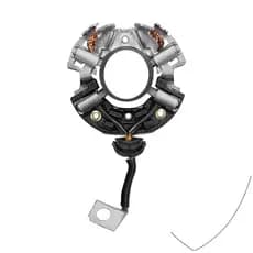 Porta Escova Motor Partida 12V Gol Palio Uno Strada Siena Ford Ka Escort Corsa Fusca Suporte Com 4 Escovas