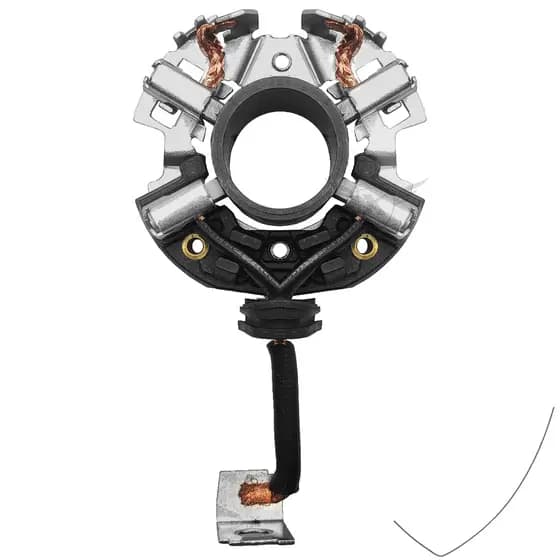 Porta Escova Motor Partida Gol Celta Corsa Ford Ka Palio Uno Fusca Voyage Com 4 Escovas - 12V