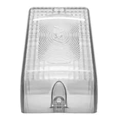 Lente Lanterna Lateral Retangular Arredondada Cristal