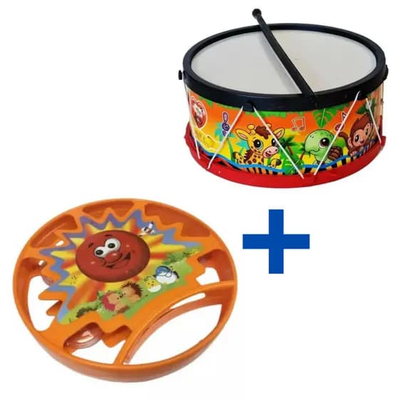 Brinquedos Pandeiro Tambor Instrumento Musical Brinquedos De Menino Brinquedo Pandeiro Infantil