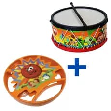 Brinquedos Pandeiro Tambor Instrumento Musical Brinquedos De Menino Brinquedo Pandeiro Infantil
