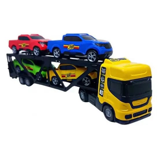 Caminhão Brinquedos De Menino Carrinho Carreta Infantil Cegonha Carro Cegonheira
