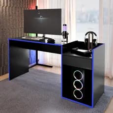 Mesa de Escritório Escrivaninha para Desenho e PC Gamer Eros