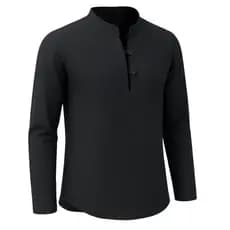Bata Algodao Masculina Bata Linho Masculino Gola Padre Bata Masculina Africana Branca