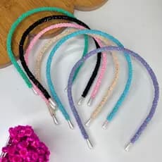 Tiara tubo gliter paete feminina colorida várias cores brilhante infantil adulto festa brilho estilosa