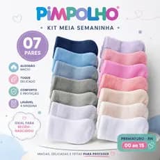 KIT MEIA SEMANINHA RN 0-15 PIMPOLHO