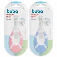 Escova Dental Infantil Buba Macia para Bebês 0 a 2 Anos