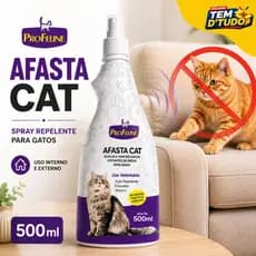 Repelente Para Gatos Afasta Cat ProFeline 500ml Spray Atóxico Educador Envio Rápido