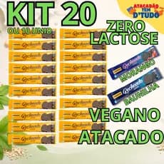 Biscoito Zero Lactose Vegano 10 ou 20 Unidades Recheado Rancheiro Kit Atacado Lanche Escolar
