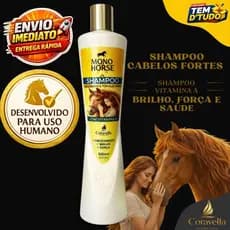 Shampoo Mono Horse A 500ml Vitamina A Desenvolvido Para Uso Humano
