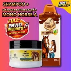 Shampoo de Cavalo Good Horse Original + Mono Horse A Coravella Máscara de Hidratação 300g