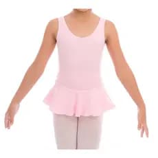 Collant Colan Body Ballet Balé Uniforme - Regata com Saia