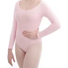 MANGA LONGA COLLANT COLAN BODY BALLET BALE DANÇA UNIFORME