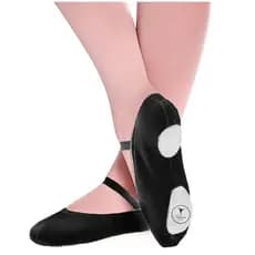 SAPATILHA BALLET BALE DANÇA LONA OVINHO DIVIDIDA PANO