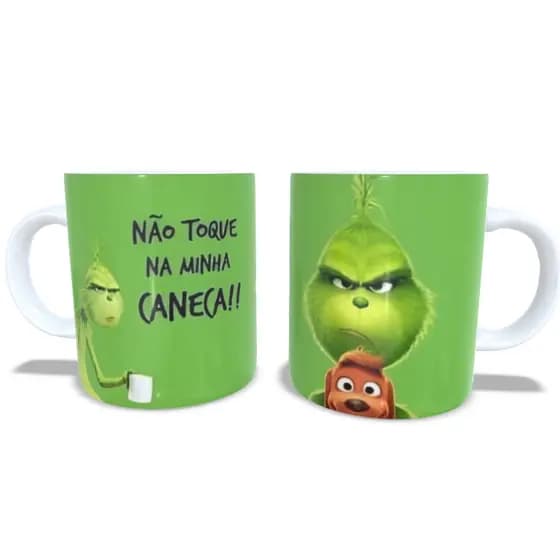 Caneca personalizada Grinch Natal – Diversos Estilos | Ótimo Para Presentear
