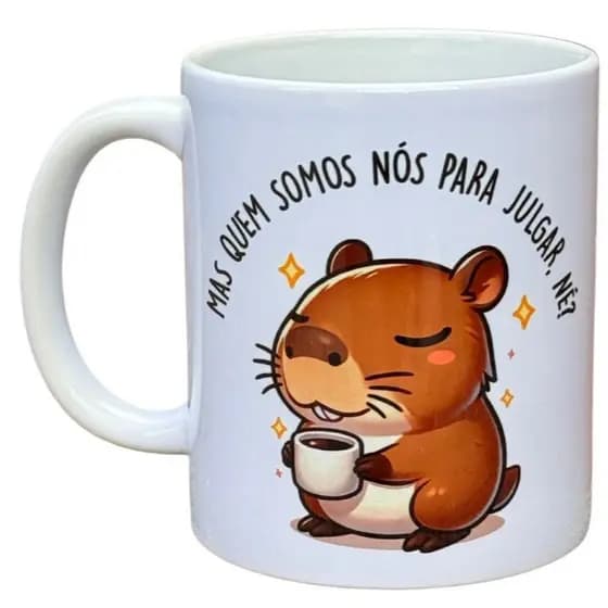 Caneca Personalizada com o tema CAPIVARA