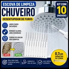 Escova Limpeza Chuveiro Multiuso Limpa Frestas e Rejunte