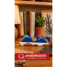 BANDEIRA DE PERNAMBUCO EM IMPRESSÃO 3D, Decoração Moderna para Casa e Escritório - Presente