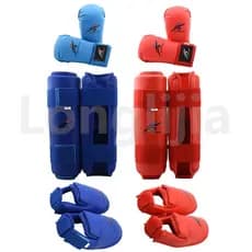 Equipamento De Treinamento Shin taekwondo Luvas De Mão Femininas , Protetor De Pernas De Karate Sapatos MMA Homens , Crianças