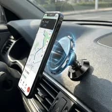 Melhore Seu Veículo Com Este Suporte Magnético Para Telefone-Funciona Iphone , Samsung E Xiaomi !