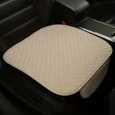 1pc Universal Almofada De Assento De Carro Linho Capa Fileira Dianteira Do Encosto Único Peça Única