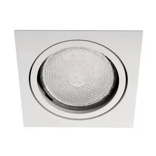 Spot Embutir Par 30 Para Lâmpada Par 30 Quadrado Móvel Br Bosco Bronzarte Aluminio Bivolt