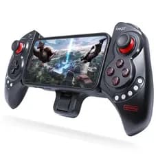 Controle Gamer Joystick Extensível Bluetooth 5.0 Sem Fio Portátil Botões Multimídia Pc Tablet Smartphones