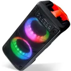 Caixa De Som Bluetooth Portátil Grasep Modelo Partybox Pendrive Usb Cartão Sd Rádio Fm Auxiliar P2