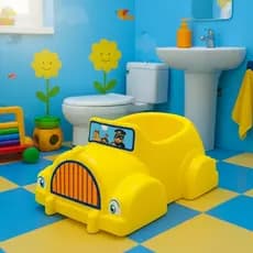 Penico infantil treinamento para desfralde criança carro colorido prático plasnorthon