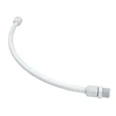 Engate Flexivel Plastico Branco