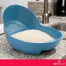 Lava Arroz Escorredor Plastico Para Arroz