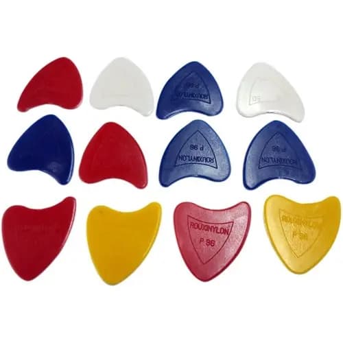 Kit Com 12 Palheta Rouxinol Nylon  Mm Mista