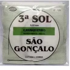Corda Avulsa 3ª São Gonçalo P. Cavaco C Bolinha Kit. Com 6