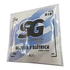 Corda Avulsa Sg Para Guitarra 1ª E Mi Kit Com  12
