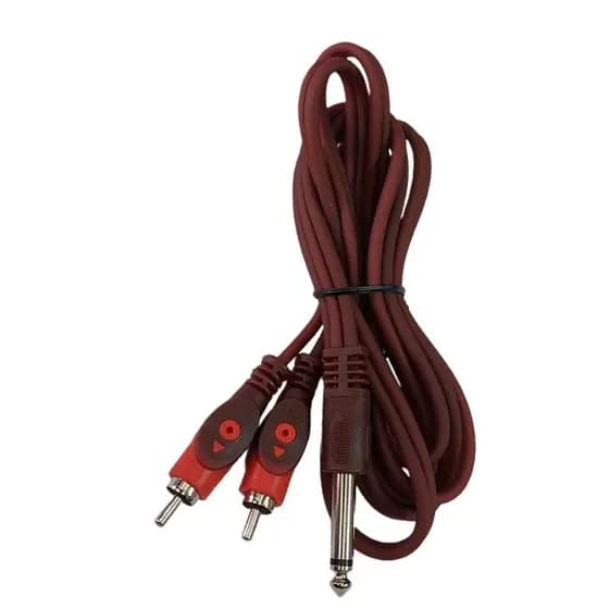 Cabo Plug 2 Rca X 1 P10 Mono 1,80