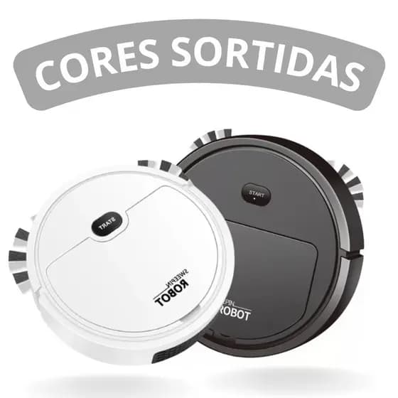 Robô Aspirador de Pó Recarregável - Cores Sortidas