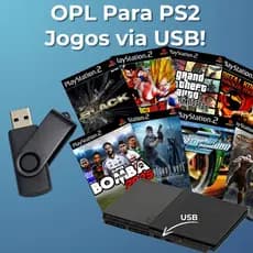 Pendrive Jogos P/PS2 OPL USB Personalizado Jogos para Playstation 2 OPL Jogos PS2 Play 2