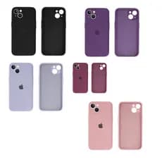 Capa Proteção Silicone Câmera Aveludada Fechada iPhone 14 Envio Rápido