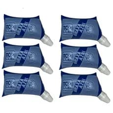Kit 6x Graxa Azul Top Lub 80g Multiuso Rolamentos Engrenagens Moto Carro Bike Resistente Água