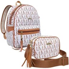 kit mochila feminina infantil escolar viagem passeio faculdade dia dia qualidade premium