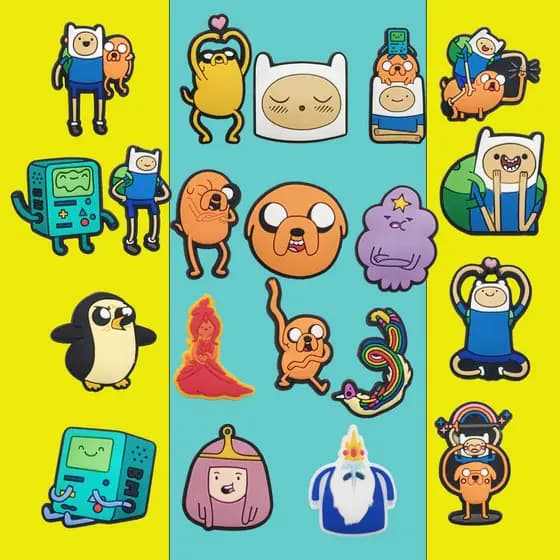 20 Estilo Sapato Encantos Decrations Dos Desenhos Animados Bonito Pinguim Sandálias Fivela PVC Acessórios Botão