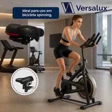 Banco Selim Bicicleta Spinning Ergometrica Confortável Duas Molas Carrinho Mtb UrbanaVintage Reforçado Ciclismo Macio