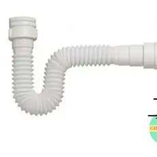 SIFÃO FLEXIVEL UNIVERSAL 72CM BRANCO kIT COM 2 PÇS. POR 29,90.