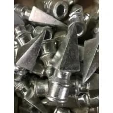 Lança espada de Alumínio para Seguranca em grades e portoes de 1/2 x7 cm de comprimento.Kit com 10 pçs por 58,90.