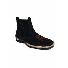 Botinas texanas nobuck couro legitimo masculino