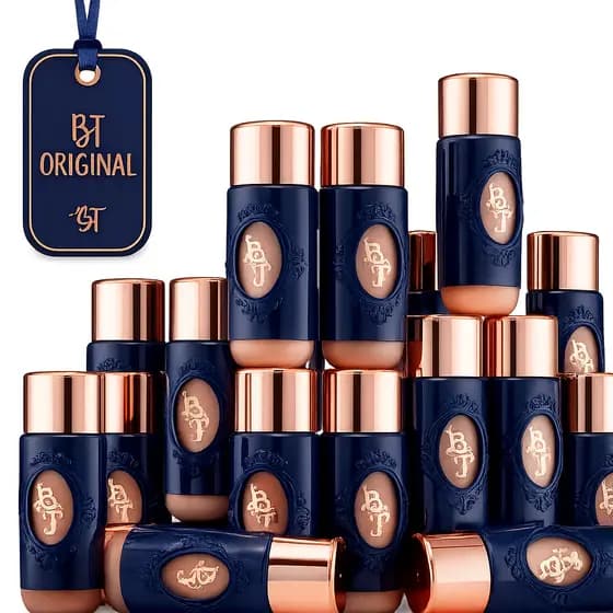Base Líquida BT Skin Bruna Tavares Original Alta Cobertura Longa Duração Acabamento Natural