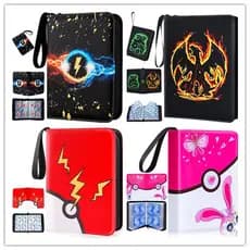 Explosão Livro De Cartões Pokémon 4 Compartimentos 9 Coleção